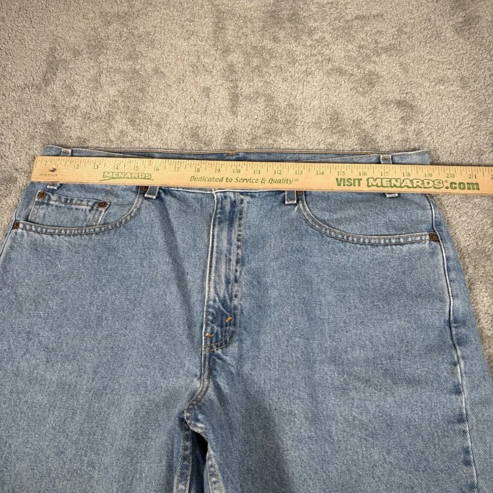 Vintage Levis 550 Jean Shorts Men 38 Relaxed Fit Blue Denim Cotton Baggy 2002
